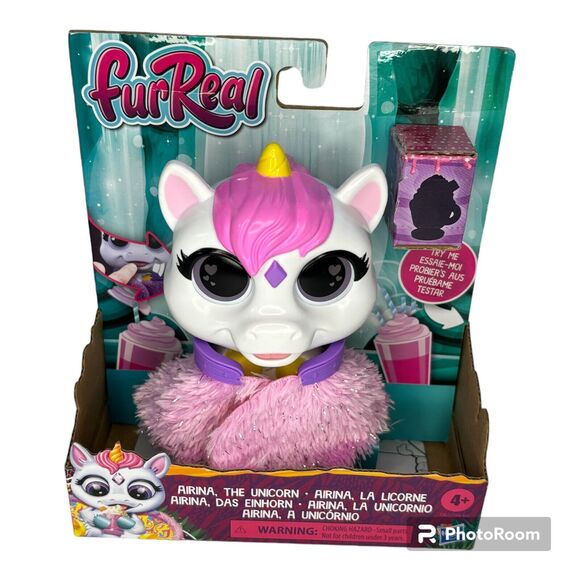 FurReal AIRINA Interactive COLOR CHANGE Flying UNICORN - Lights & Sounds ❤️NEW❤️ - Picture 1 of 4